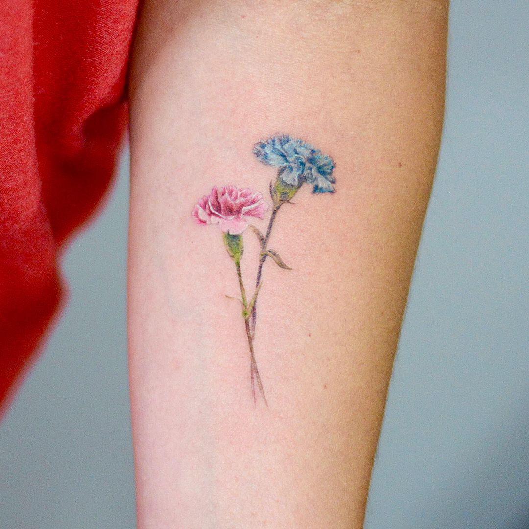 Carnation Tattoos Carnation Tattoo Carnation Flower Tattoo Tattoos