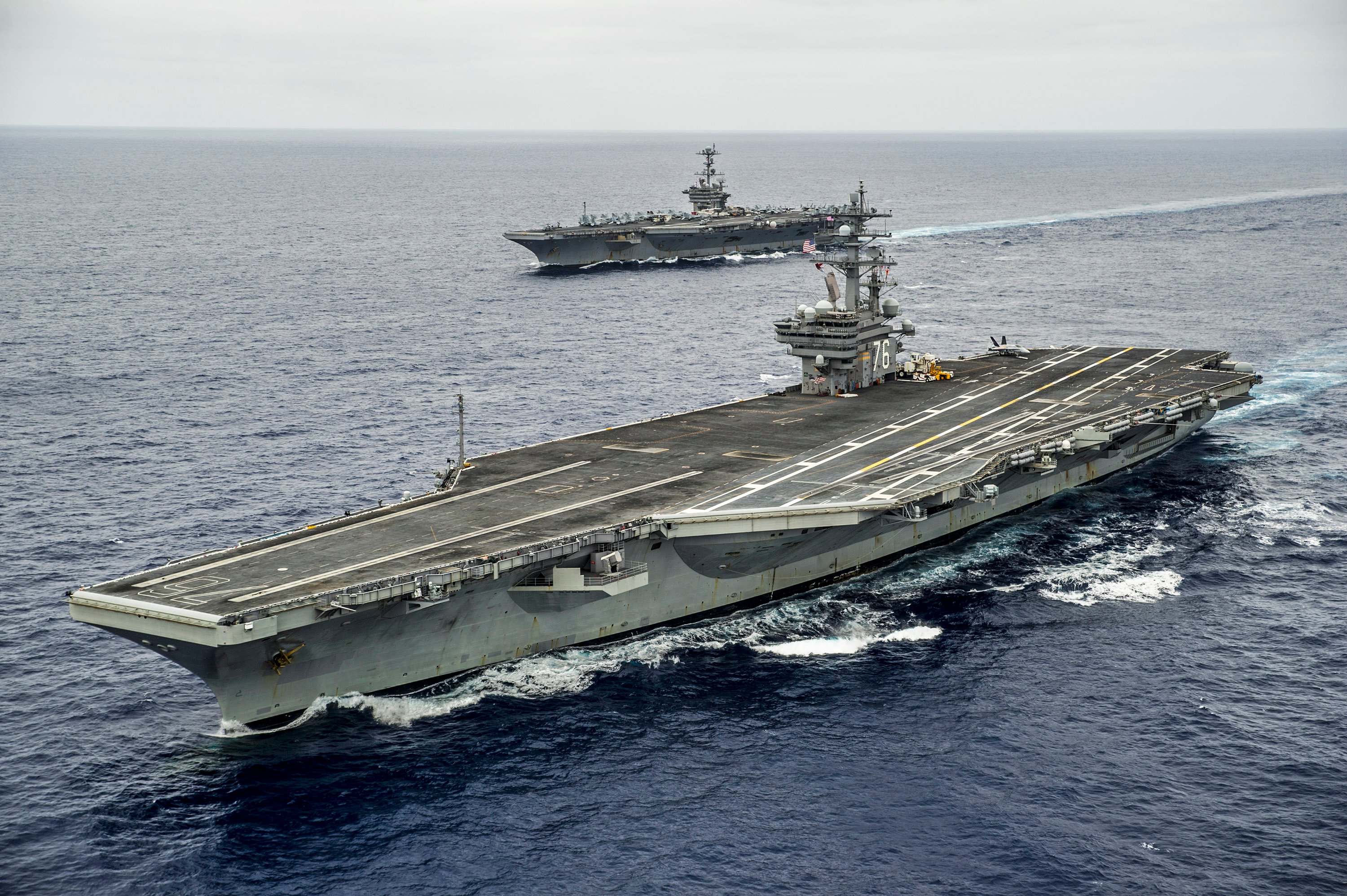 Carrier Uss Ronald Reagan Leaves For Japan Starting Second Phase Of 3