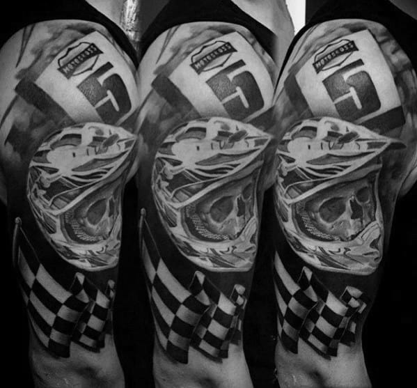 Checkered Flags Tattoo Nascar Tattoos Future Tattoos Tatting