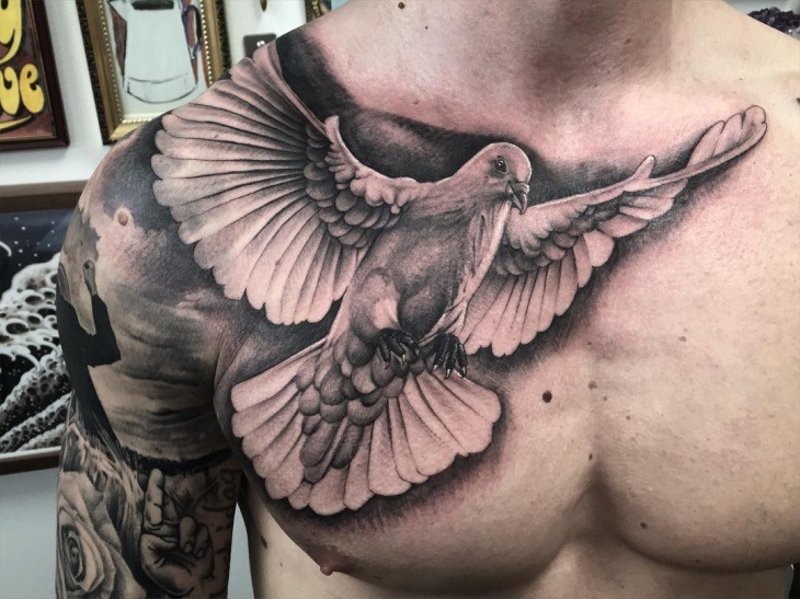 Christian Dove Tattoos