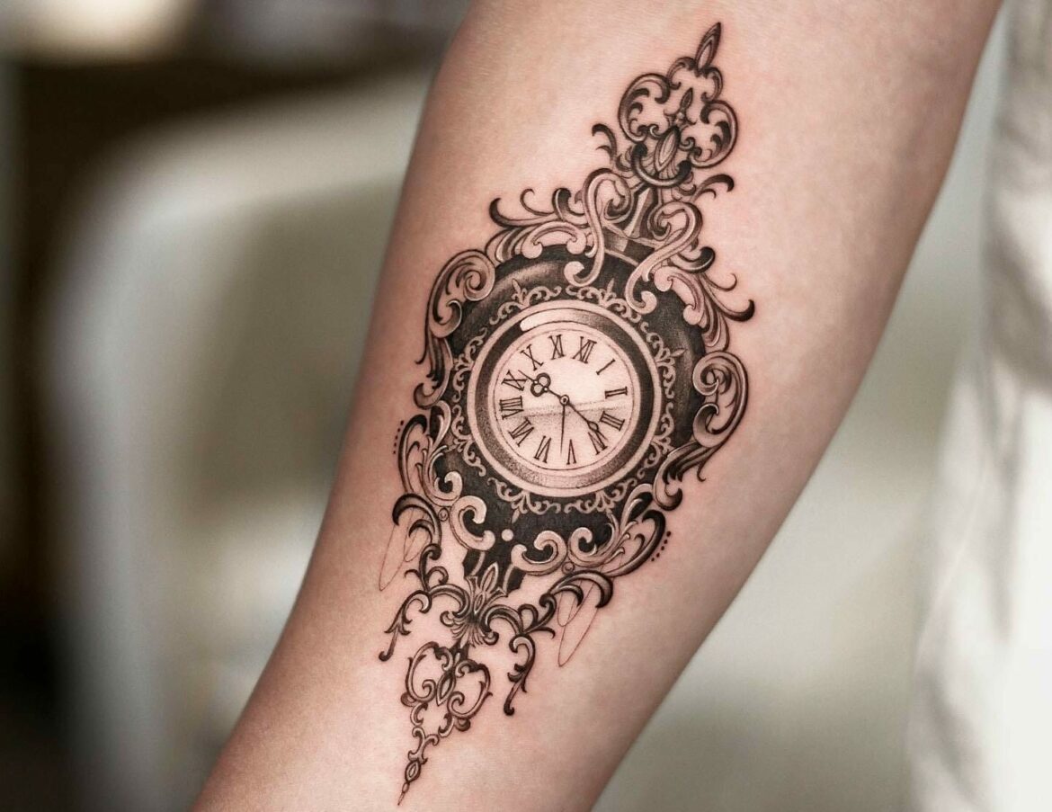 Clock Tattoo Ideas For Men Timeless Designs That Tell Your Story