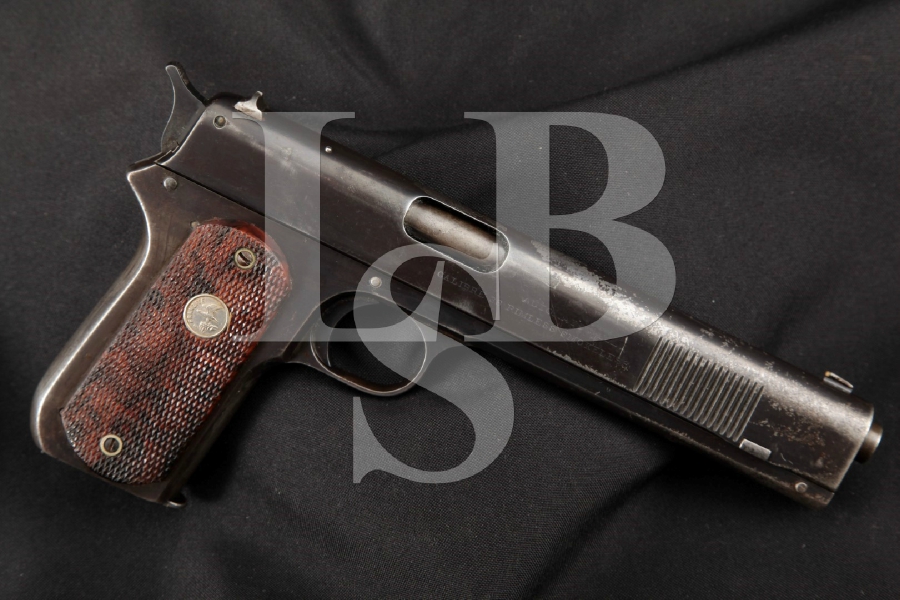 Colt Model 1902 Sporting Pistol Long Slide Blue 6 Early Semi