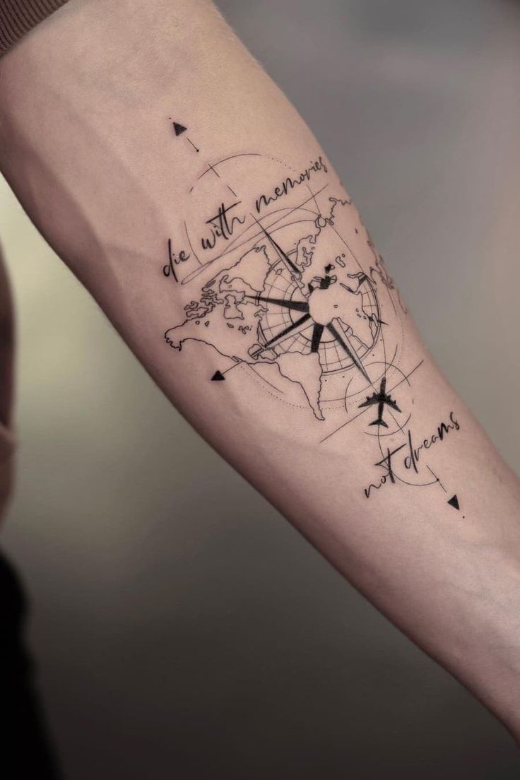 Compass Tattoo Simple Compass Tattoo Wrist Tattoos For Guys Small