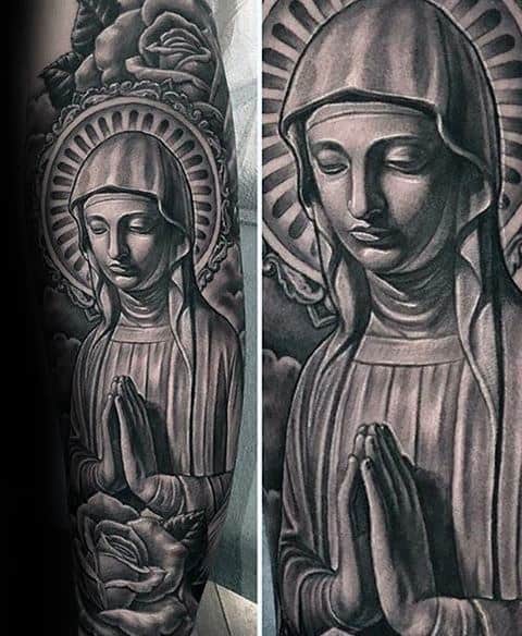 Cool Tattoo Design Virgin Mary References Photography