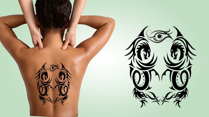 Create A Stunning Tattoo Design For You By Sadhusaif Fiverr