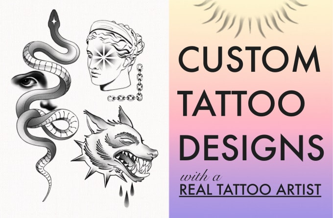 Create A Stunning Tattoo Design For You By Tomiris Fiverr