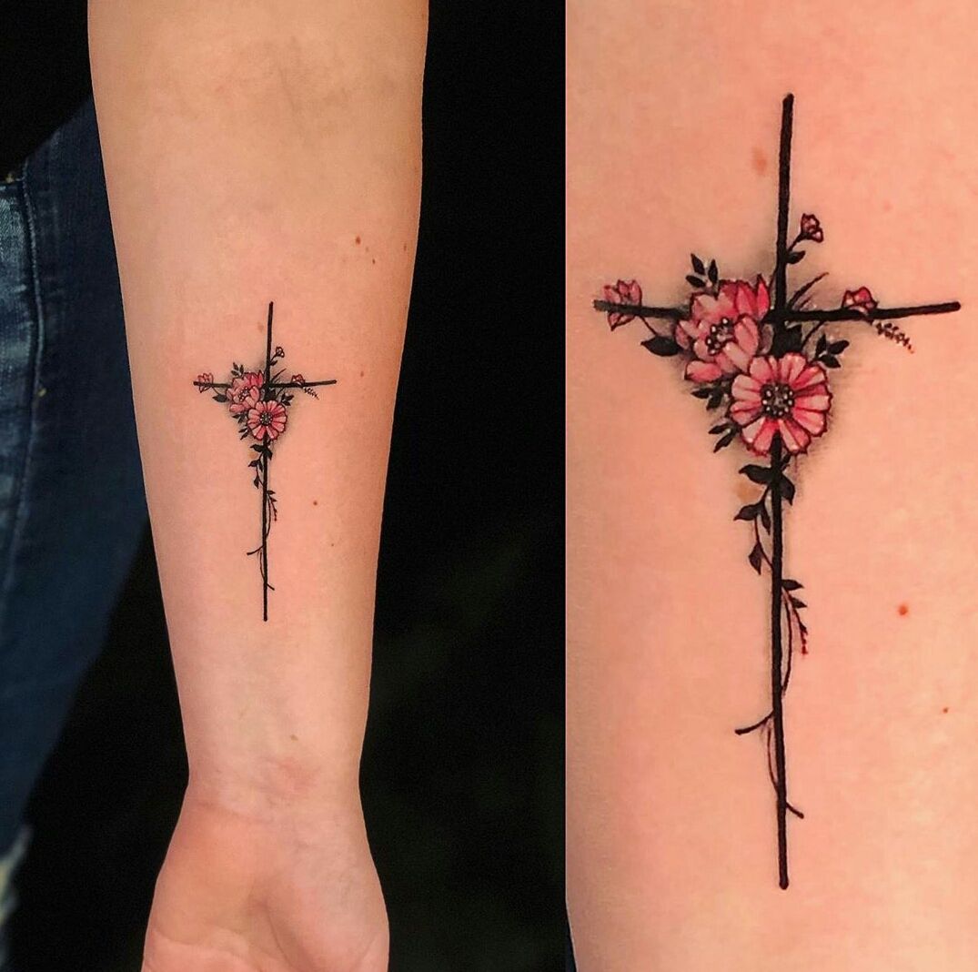 Cross And Rosary Beads Tattoo By Ian Flynn More Trendy Tattoos Unique Tattoos Tattoos For Guys