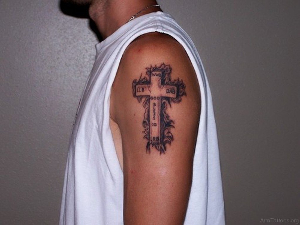 Cross Tattoos On Arm