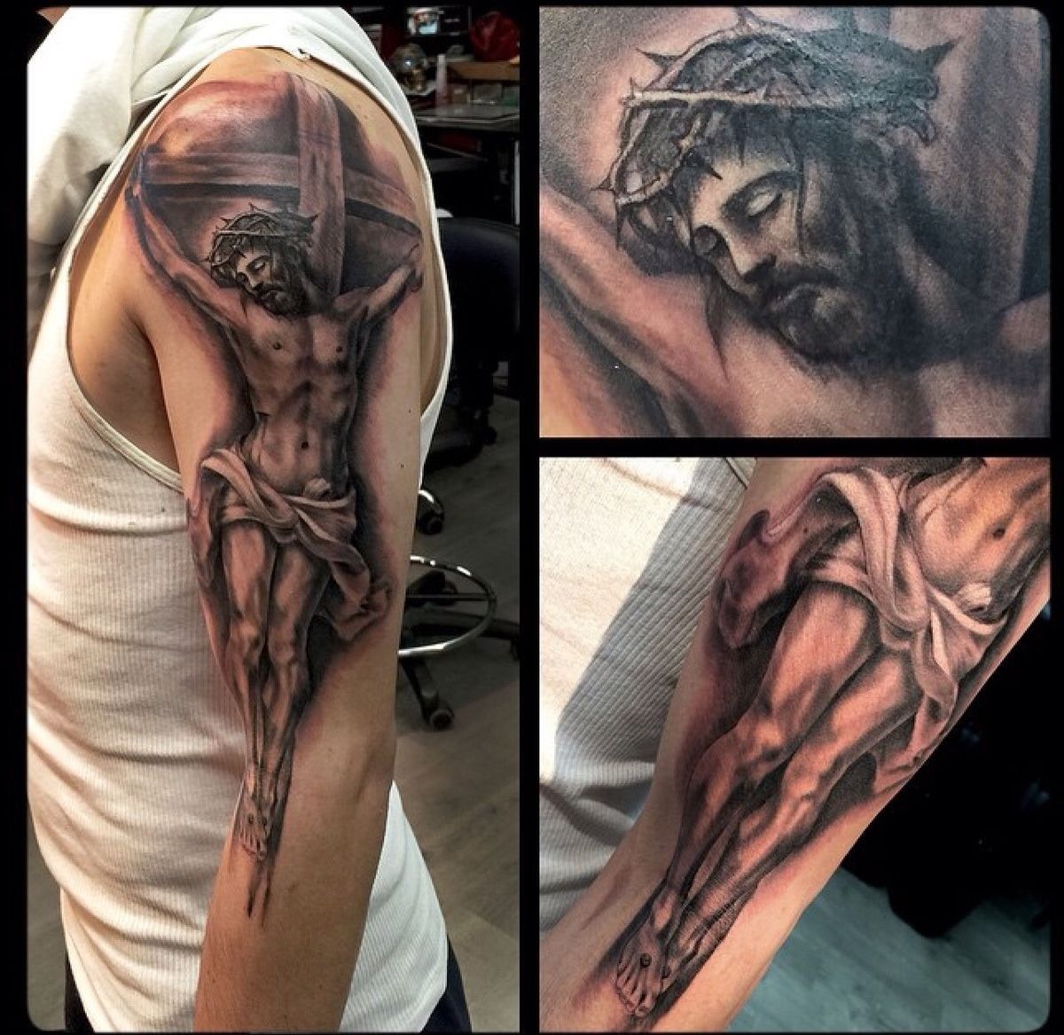 Crucifix Tattoo Crucifix Tattoo Christ Tattoo Tattoos