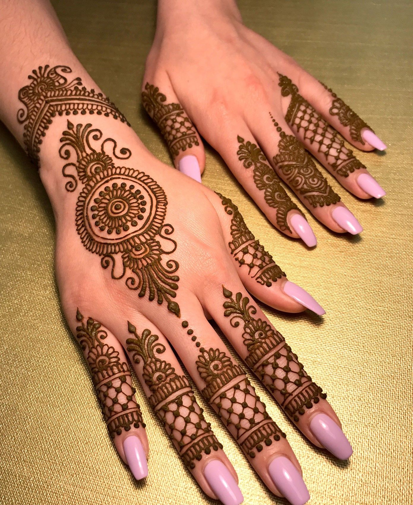 Cute Mehndi Tattoo