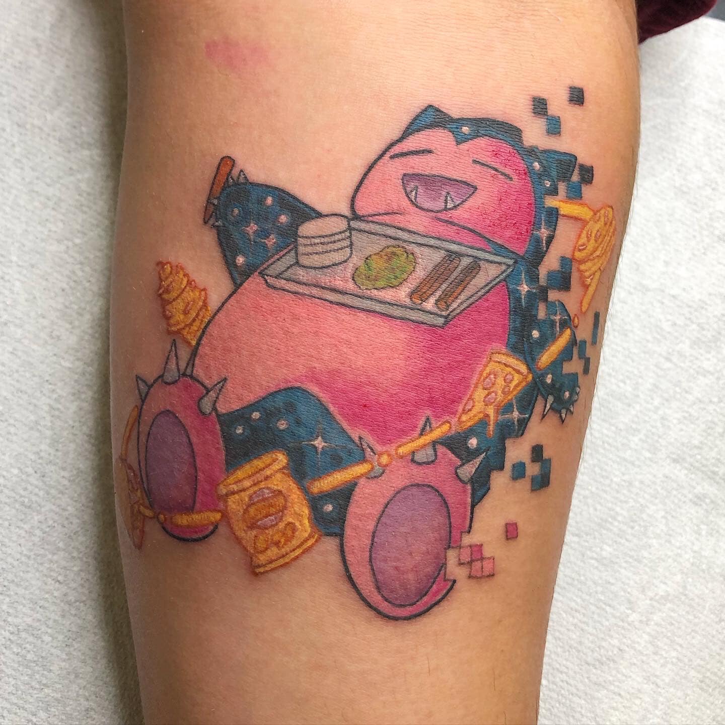 Cybertraditional Snorlax Tattoo The Art Of B Benjamin