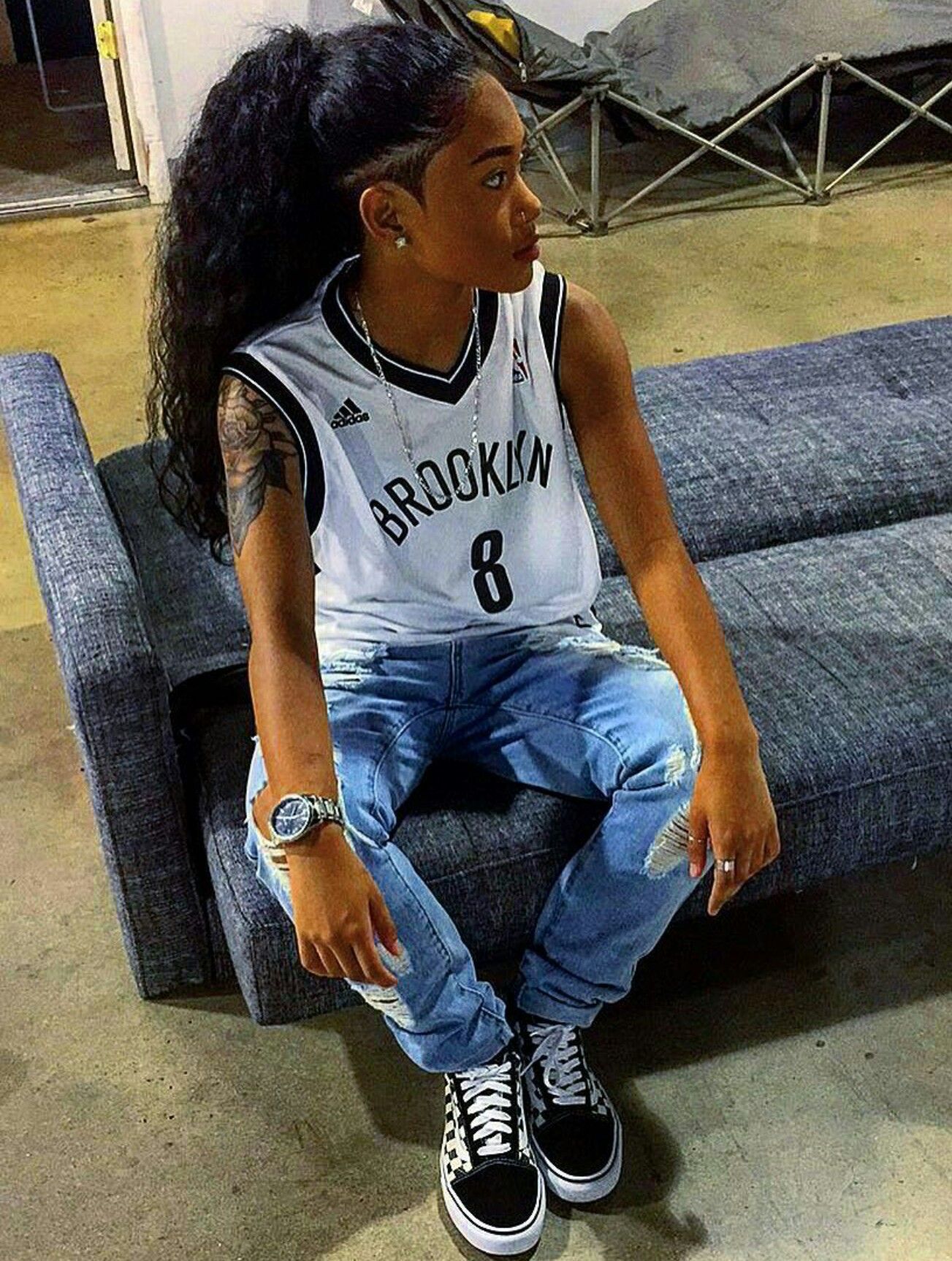 Dark Skinned And Tattoos Cute Tomboy Outfits Stud Outfits Tomboy Swag