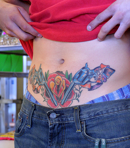 Designer Belly Tattoos