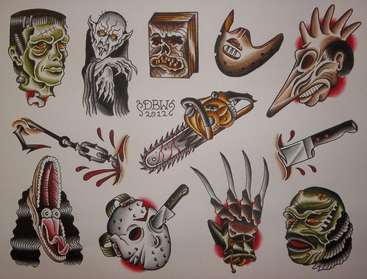 Details 55 Small Horror Tattoos Latest In Cdgdbentre