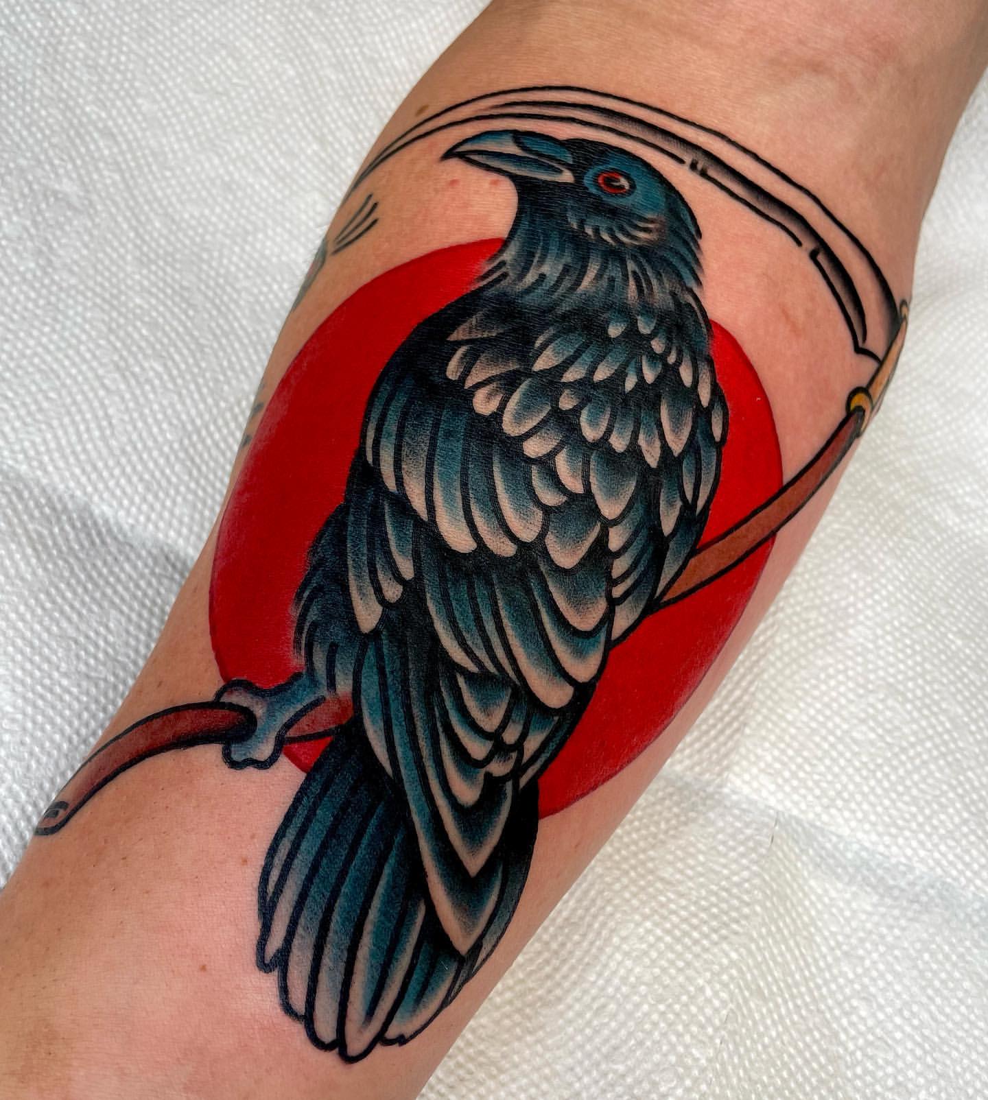 Details 75 Neo Traditional Raven Tattoo Best In Cdgdbentre