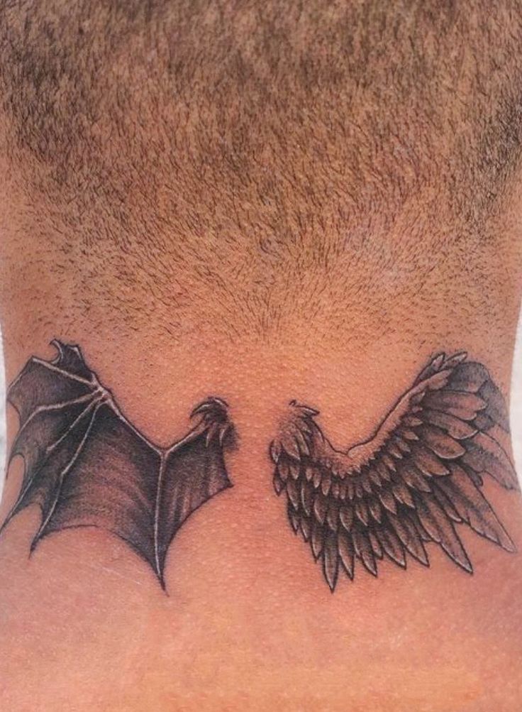 Details More Than 70 Bat Neck Tattoo Latest In Cdgdbentre