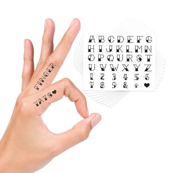 Details More Than 82 Letters On Fingers Tattoos Latest In Eteachers