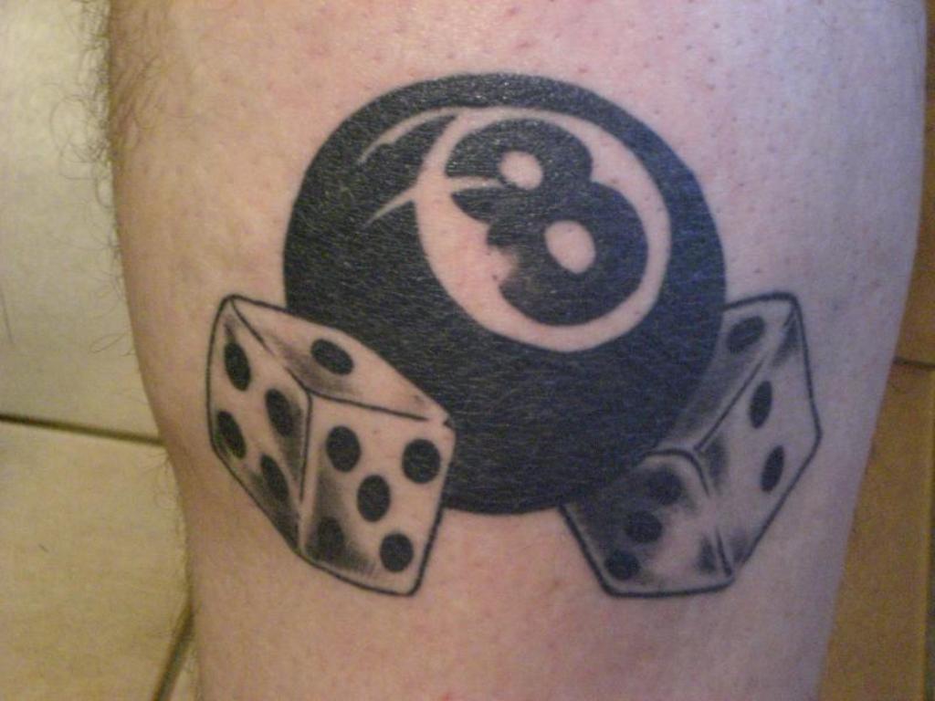 Dice Tattoos Designs Ideas And Meaning Tattoos For You