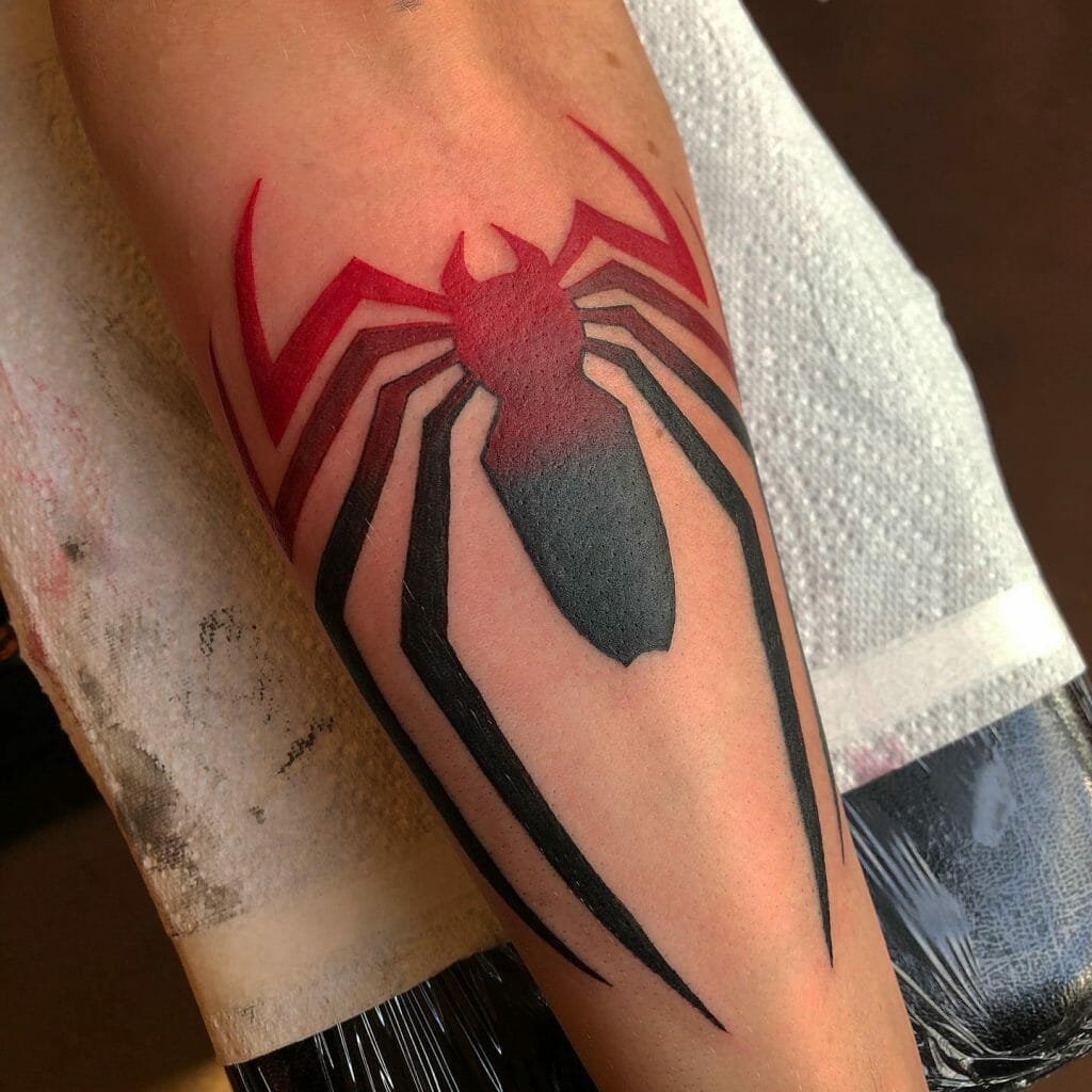 Discover 70 Spiderman Symbol Tattoo Best In Cdgdbentre