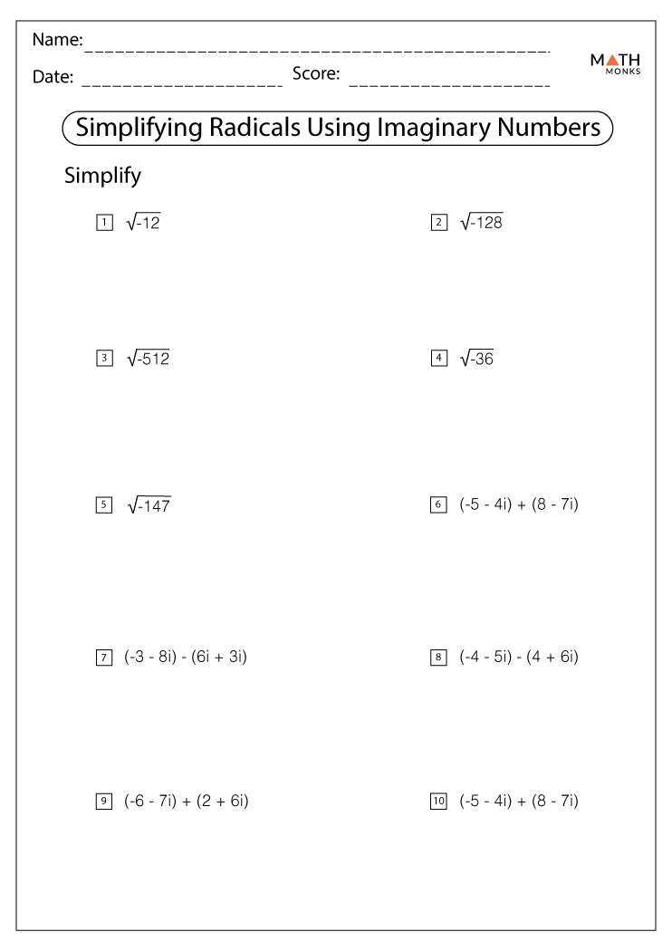 Divide Radicals 1 Math Algebra 2 Radicals Simplifying Expressions