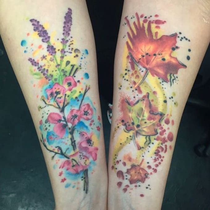 Draw Your Perfect Water Color Tattoo Design By Ababezuidenhou Fiverr