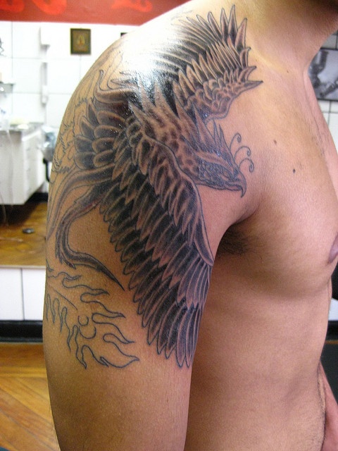 Eagle Shoulder Tattoo