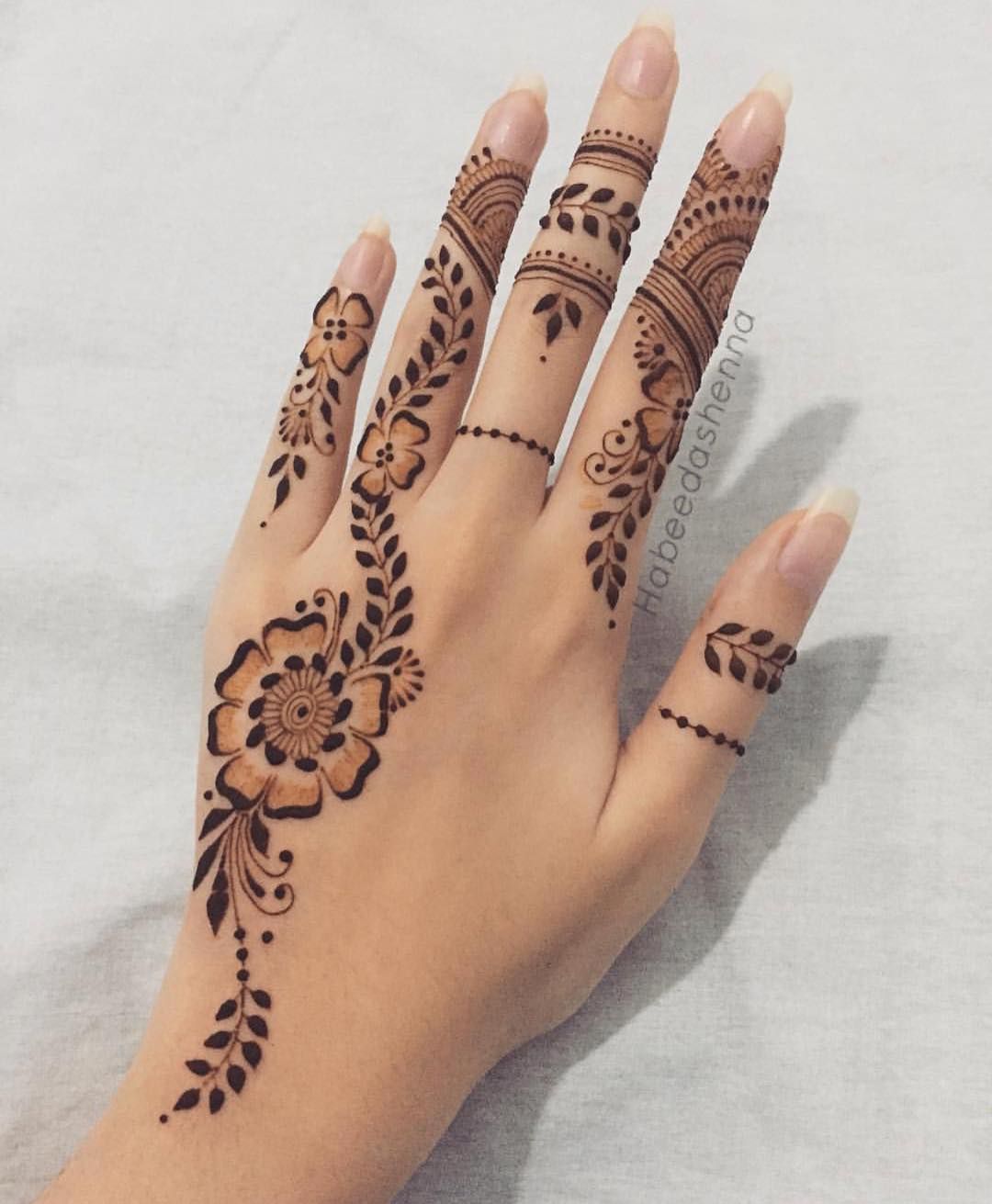 Easy Mehndi Tattoo Designs For Hands Designs Mehndi Hands Simple Beautiful Henna Easy Hand