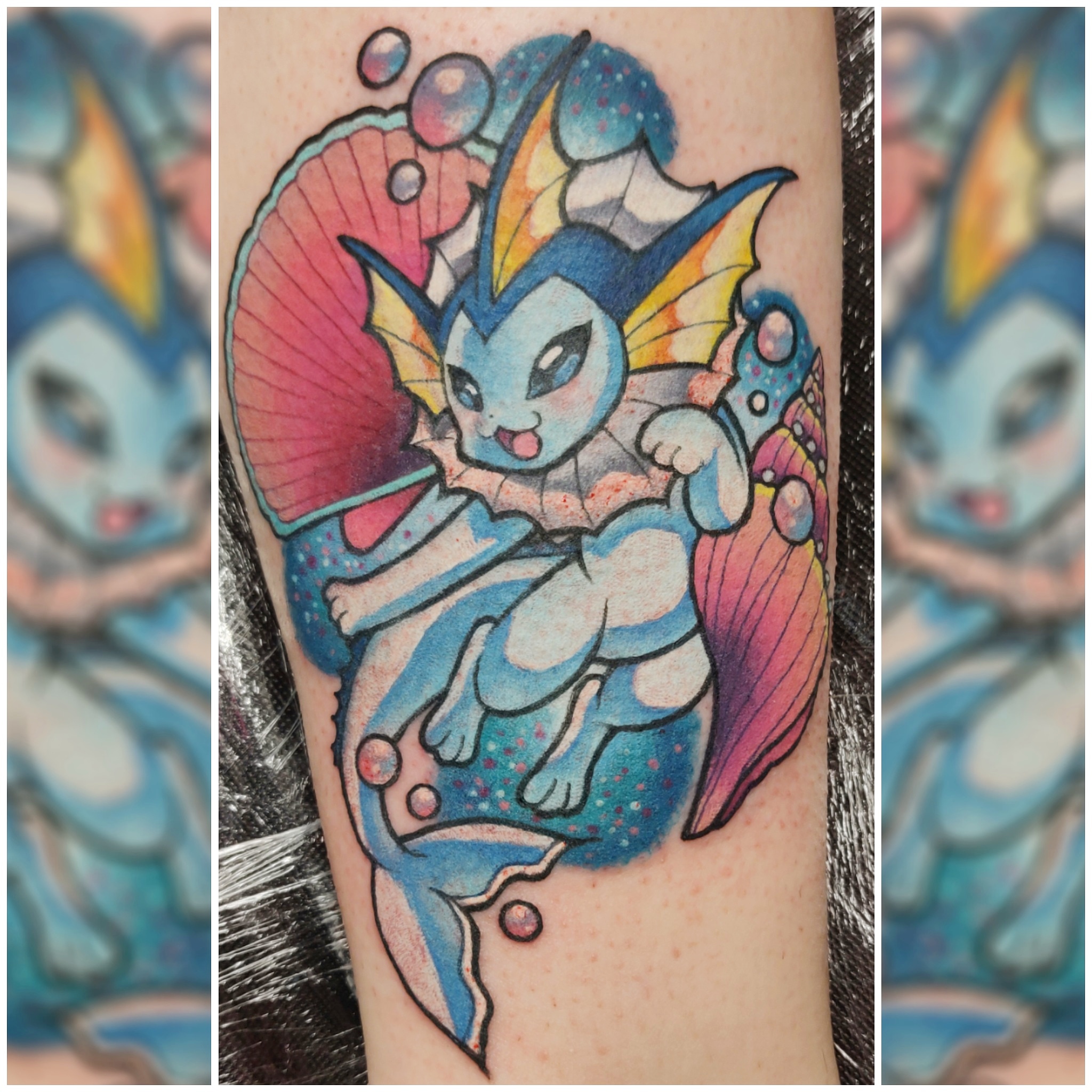 Eden Shaw Belfast City Skinworks Vaporeon R Tattoos