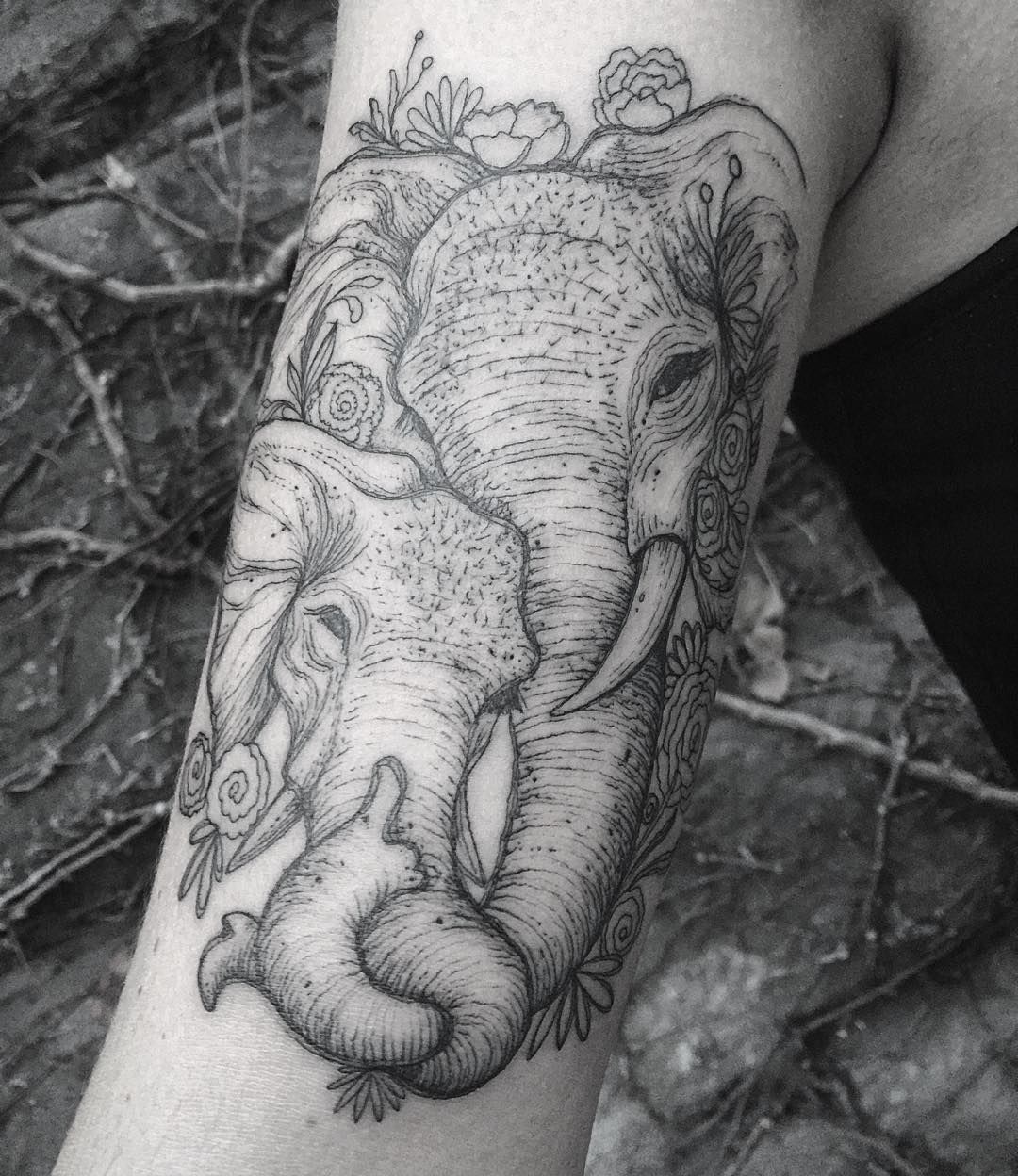 Elephant Tattoo Designs For Women