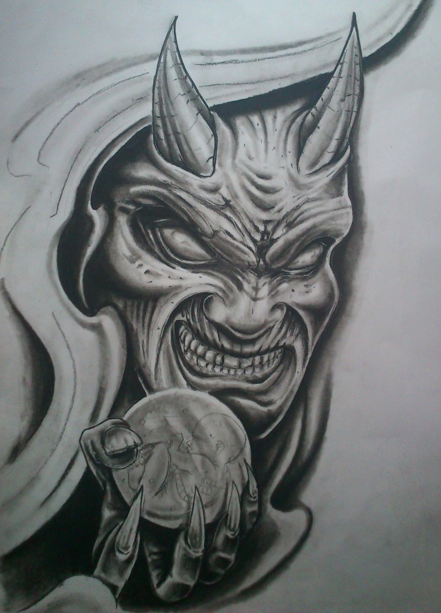 Evil Demon Tattoo Designs