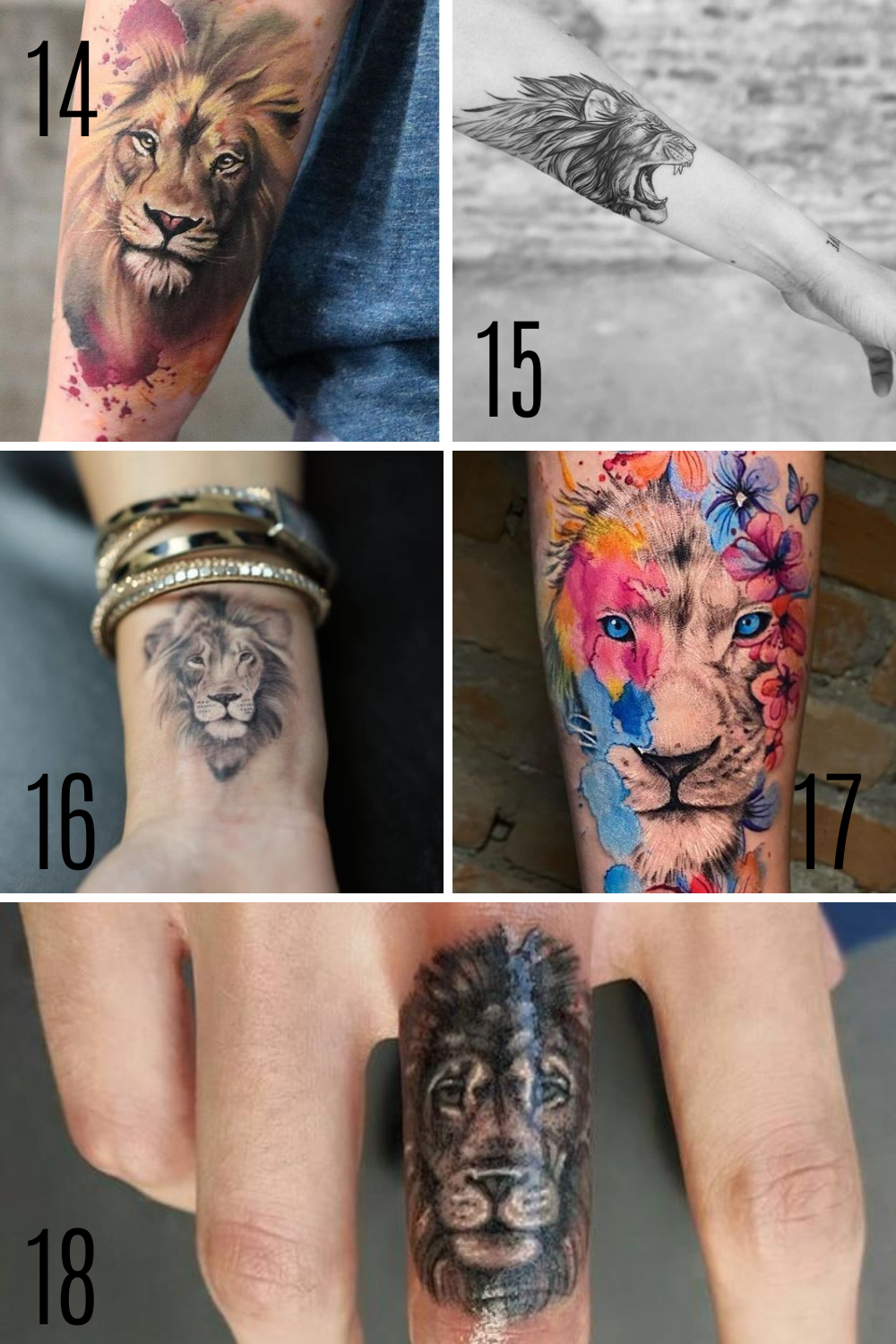 Fierce Lion Tattoo Ideas For Women Men Tattooglee Small Lion