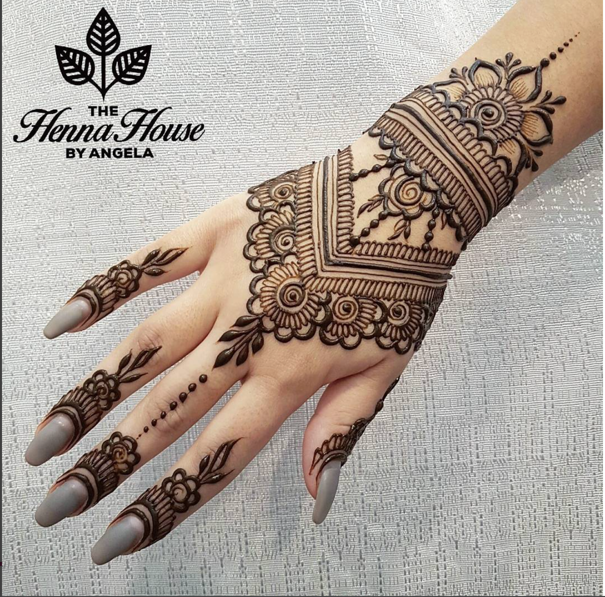 Finger Henna Designs Pretty Henna Designs Circle Mehndi Designs Back