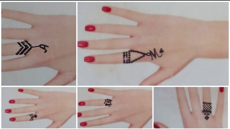 Finger Ring Mehndi Designs Simple Finger Mehndi Designs Tattoo Style