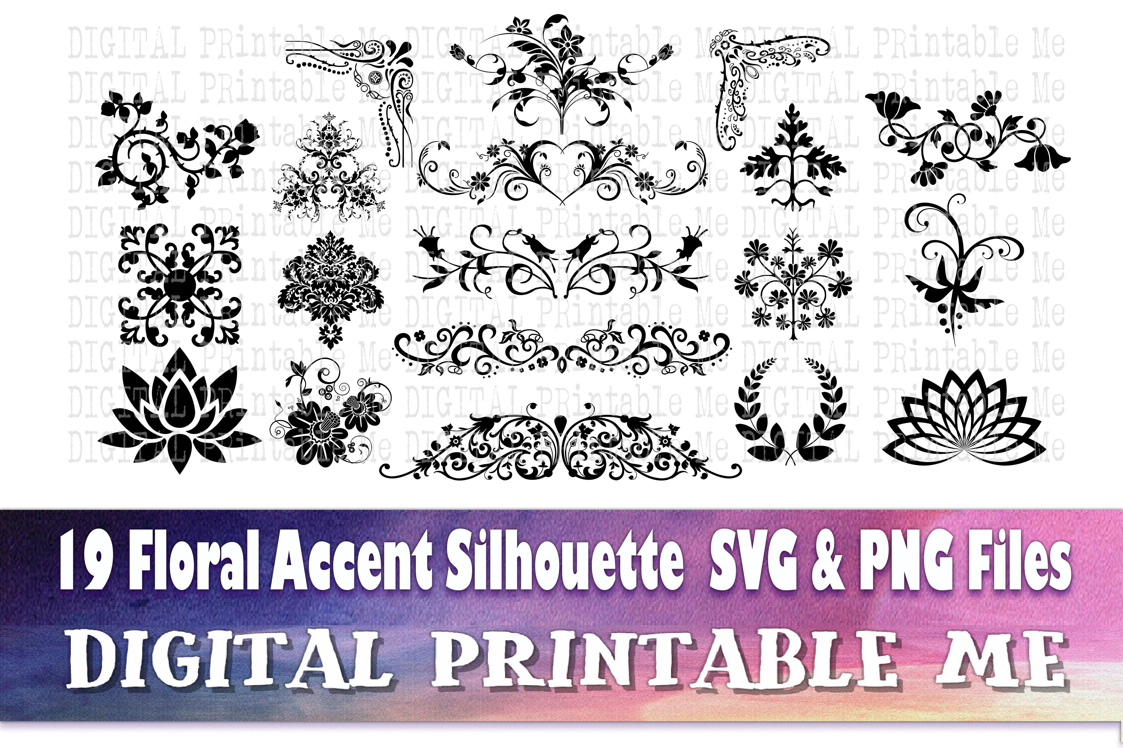 Flower Accents Svg