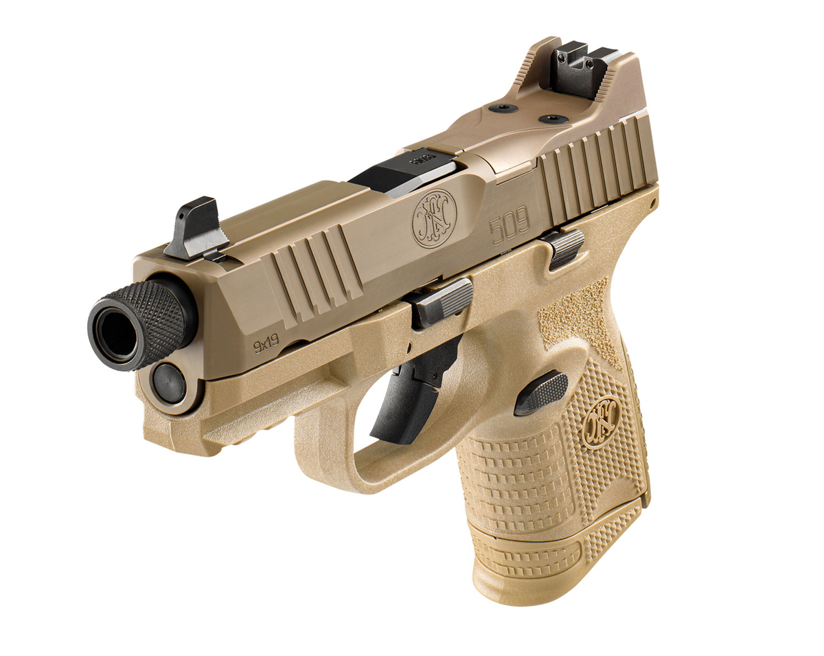 Fn Fn 509 Compact Tactical 9Mm Flat Dark Earth Pistol Sportsman S