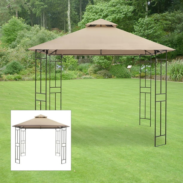 Garden Winds Replacement Canopy Top For Walmart Toni Gazebo Riplock