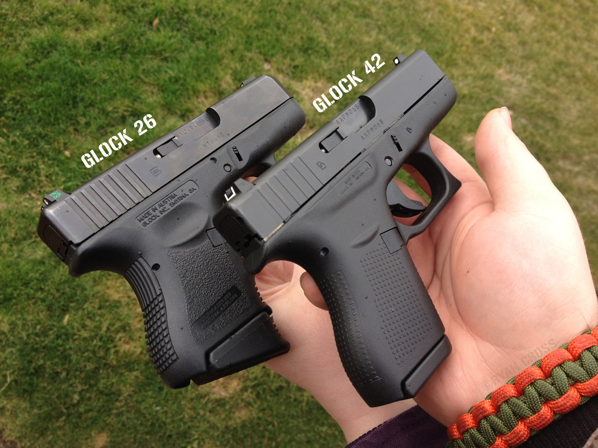 Glock 42 Vs 43 Wideners Shooting Hunting Gun Blog