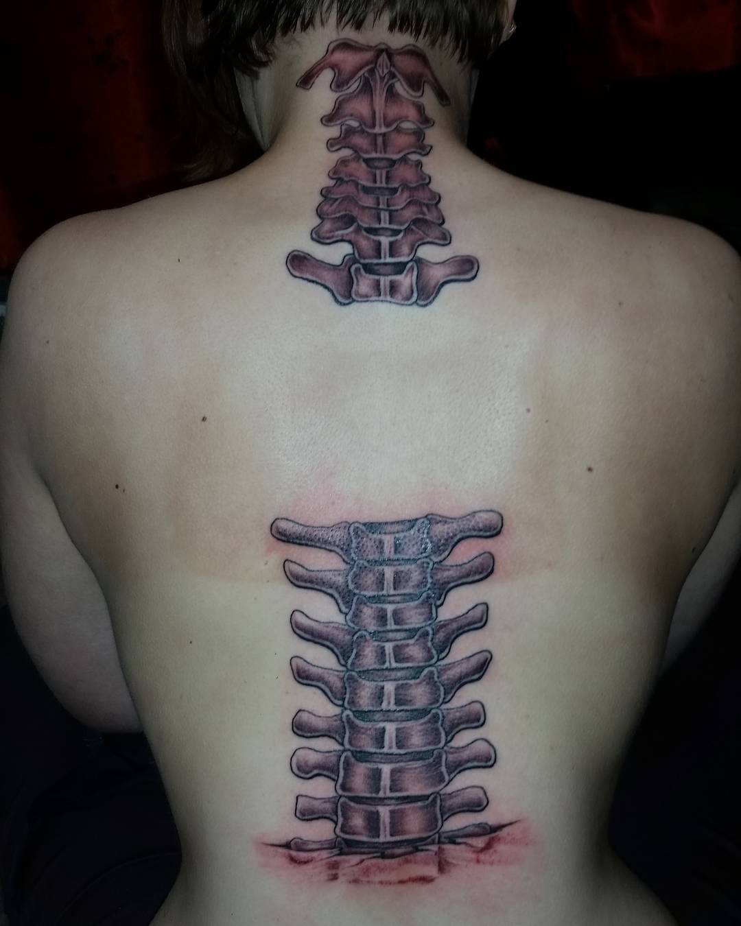 Guys Blackwork Spinal Cord Tattoo Full Back Tattoos Back Tattoos For Guys Wild Tattoo Art