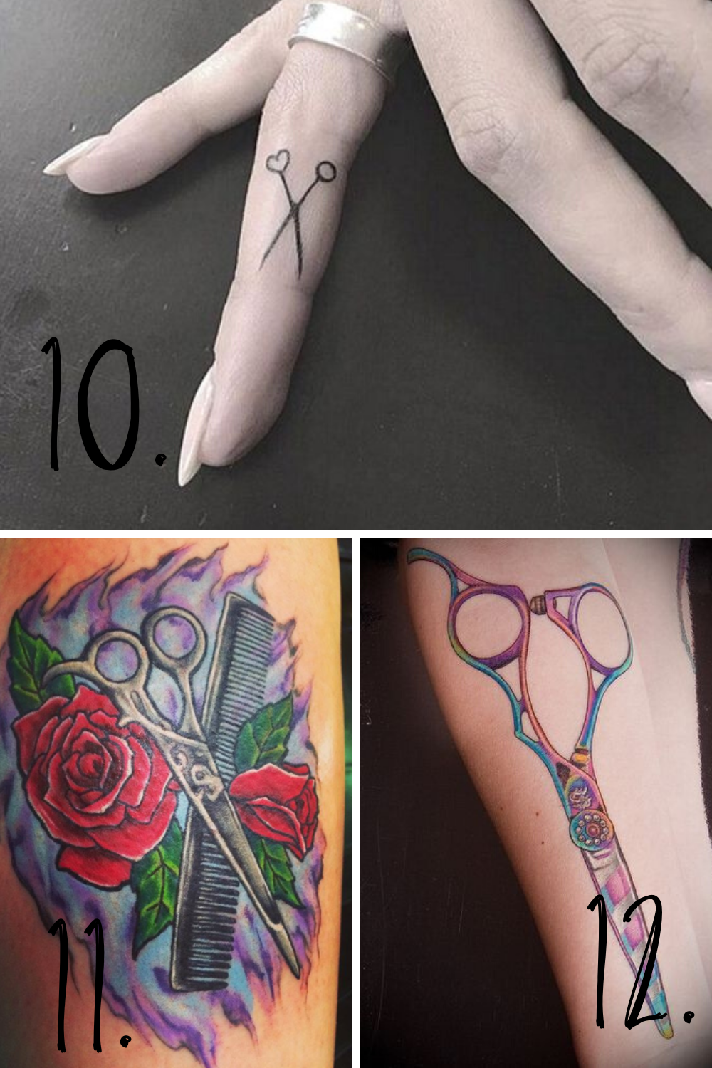 Hair Stylist Scissor Tattoos 2023 Azsage