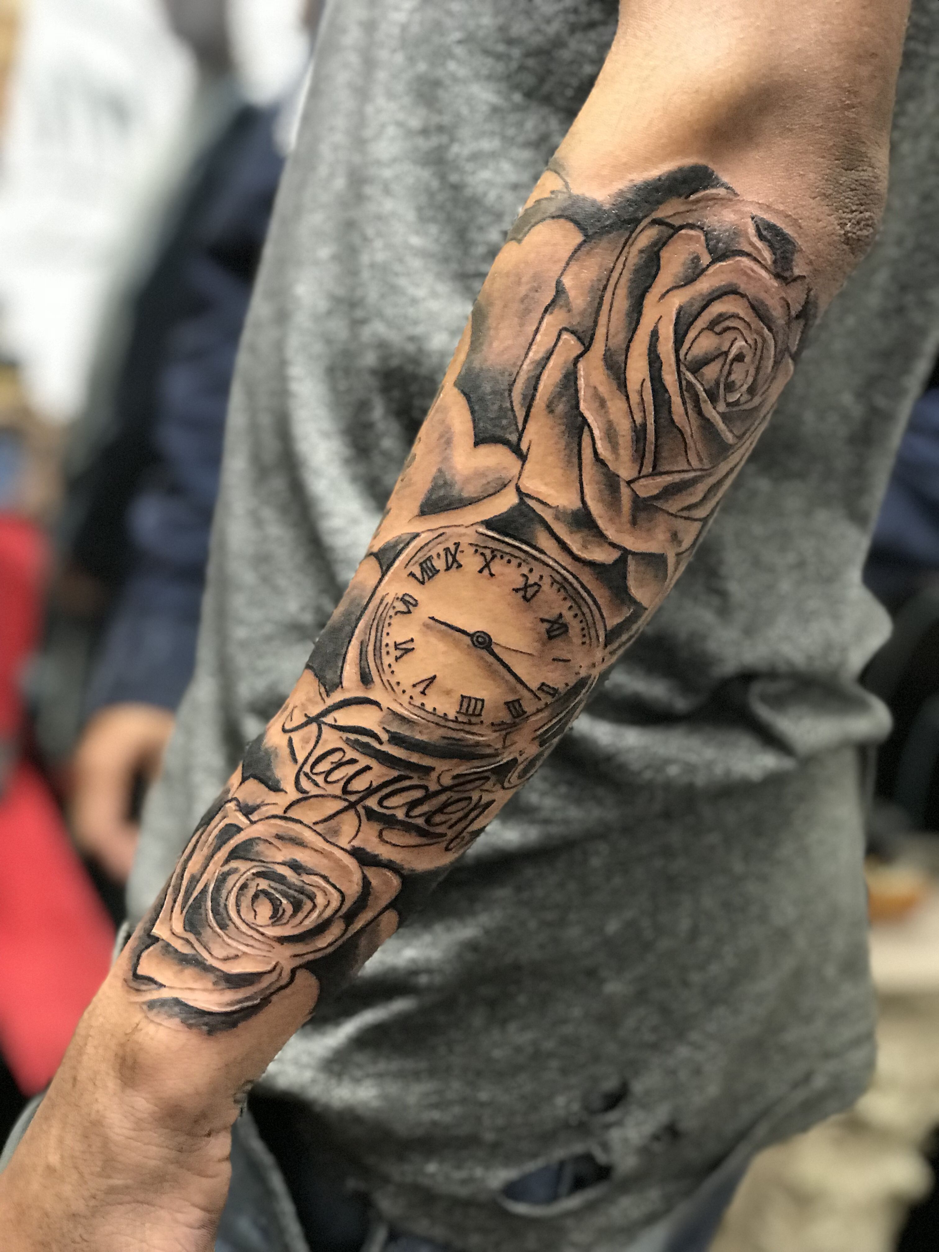 Half Sleeve Tattoo Forearm Male