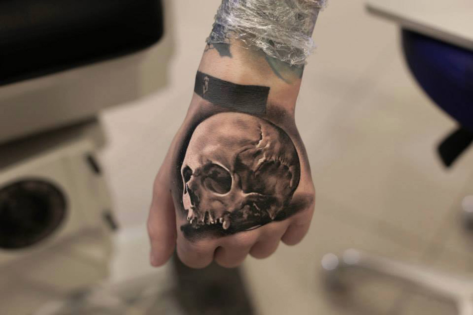 Hand Skull Tattoo Best Tattoo Design Ideas