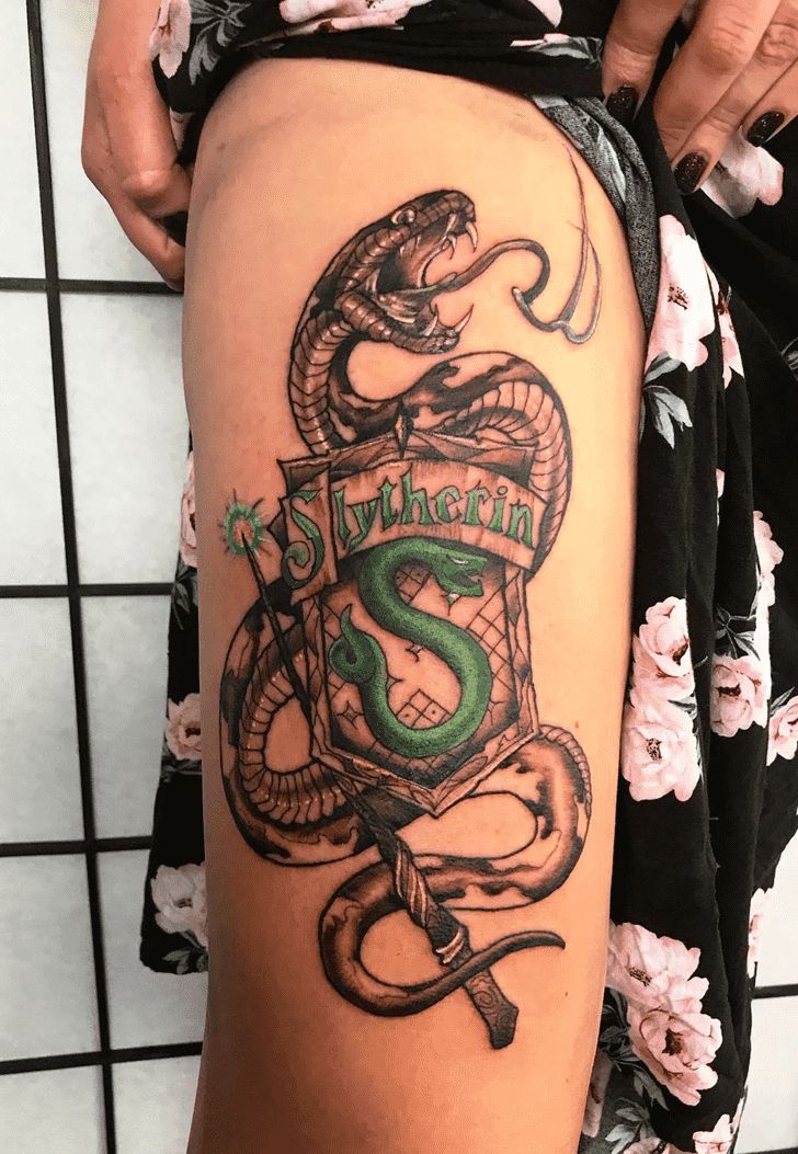 Harry Potter Tattoo Slytherin Tattoo Slytherin Tattoo Slytherin