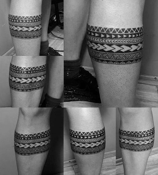 Hawaiian Tattoo Designs Leg Tattoo Blood