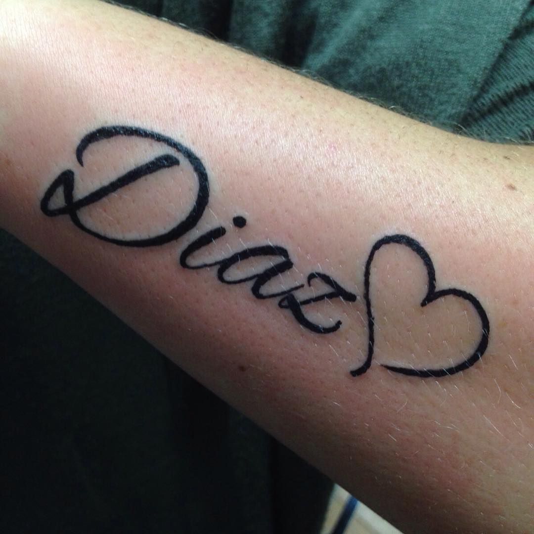 Heart Tattoos With Names Inside