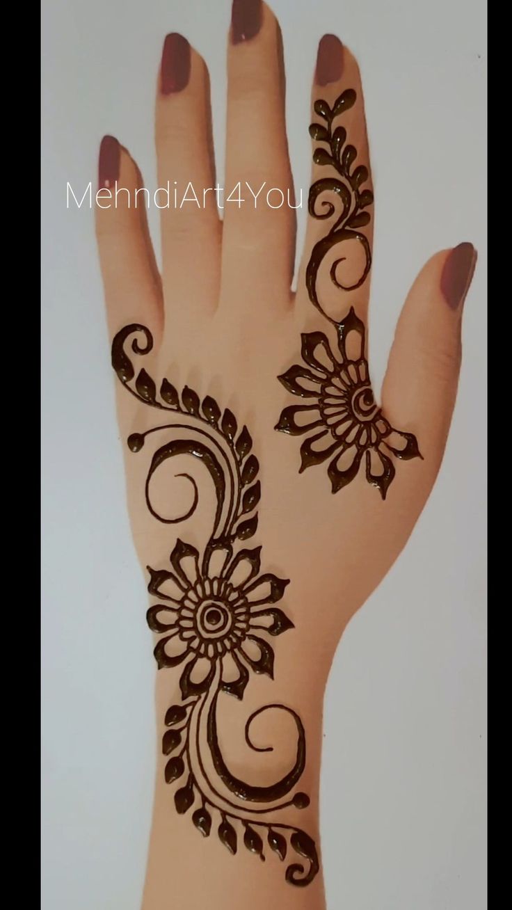 Henna Flower Lots Of Cute Simple Designs At My Shop Too