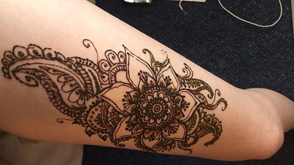 Henna Mehndi Tattoo Designs Idea For Thigh Tattoos Art Ideas