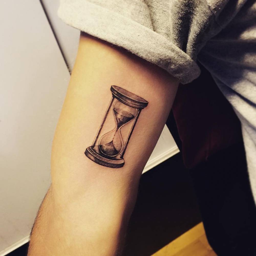 Hourglass Tattoo Minimalist