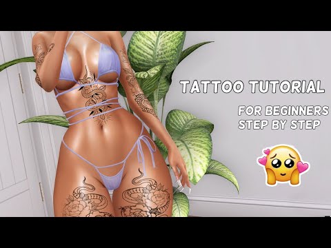 How To Make A Tattoo In Second Life Youtube