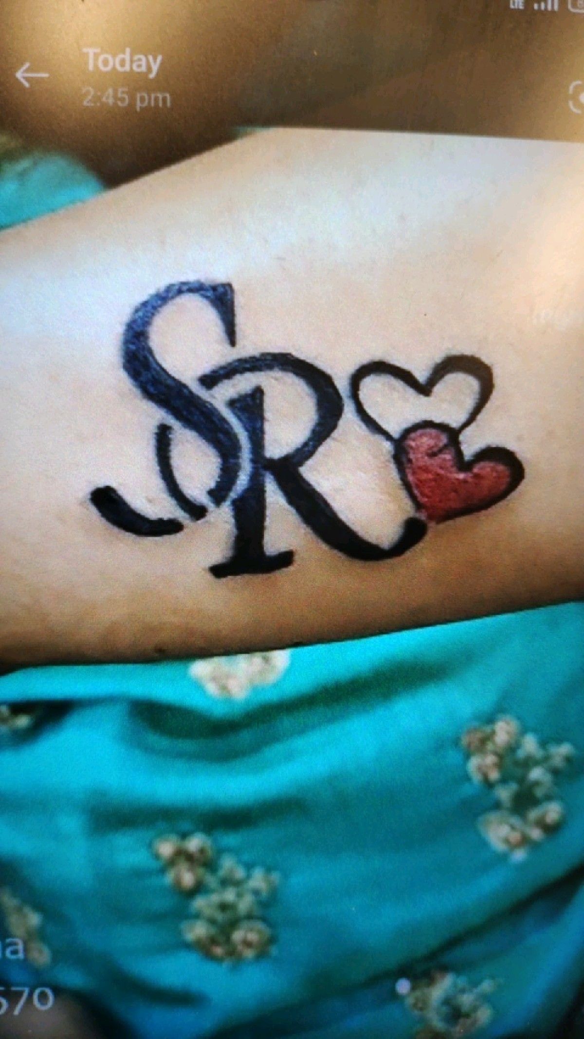 How To Make Ds Combine Letter Tattoo Sr Letter Tattoo Sr Name Tattoo Youtube