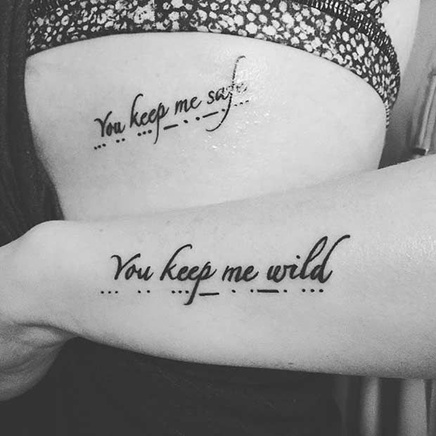 I Ll Keep You Safe I Ll Keep You Wild Couple Tattoo Meaningful